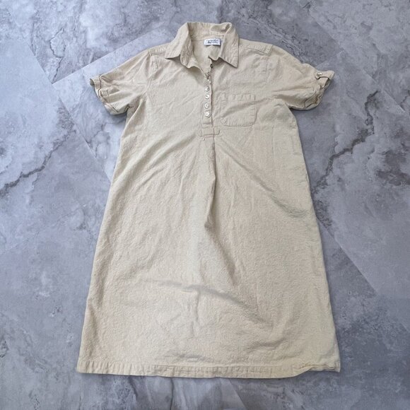 Christopher & Banks Dresses & Skirts - Christopher & Banks Yellow Sleeveless Linen Blend Dress Women's Size Medium M